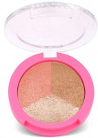 Golden Rose - Miss Beauty - Glow Baked Trio - 3in1 face powder - 6.5 g