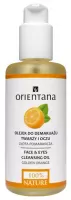 ORIENTANA - Face & Eyes Cleansing Oil - Olejek do demakijażu twarzy i oczu - Złota Pomarańcza - 150 ml