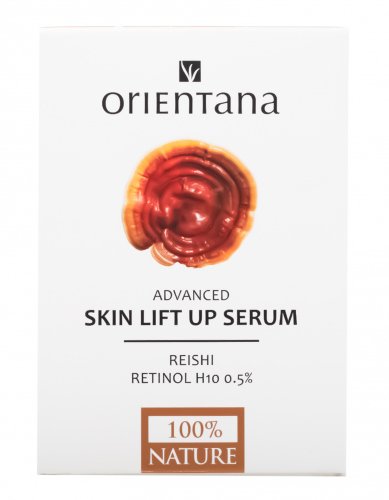 ORIENTANA - ADVANCED SKIN LIFT UP SERUM - Ujędrniające serum na noc - Reishi i Retinol H10 0,5% - 30 ml