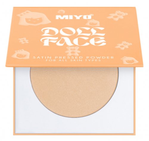 MIYO - DOLL FACE - Satin Pressed Powder - Prasowany puder do twarzy - 7 g