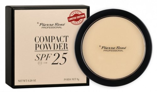 Pierre René - Compact Powder - Puder prasowany z SPF25 - 8 g - Limited Edition