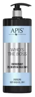 APIS - WHO'S THE BOSS - Energizing Body Wash Gel 3in1 - Energetyzujący żel do mycia ciała 3w1 - 1000 ml