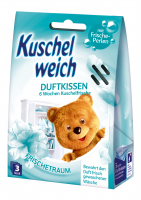 Kuschelweich - Frischetraum - Saszetki zapachowe/Odświeżacz do szaf, szuflad - Sen o świeżości - 3 sztuki 