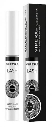 VIPERA - LASH - Hypoallergenic Mascara - Hipoalergiczny tusz do rzęs - Ultra czarny - 6 ml 