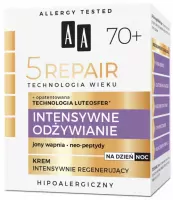 AA - 5 REPAIR 70+ Technologia Wieku - Intensywnie regenerujący krem do twarzy - Dzień/ Noc - 50 ml 