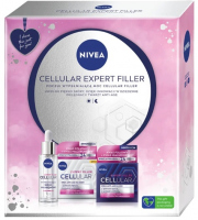Nivea - Cellular Expert Filler - Zestaw prezentowy do pielęgnacji twarzy - Krem na dzień SPF15 50 ml + Krem na noc 50 ml + Serum 30 ml