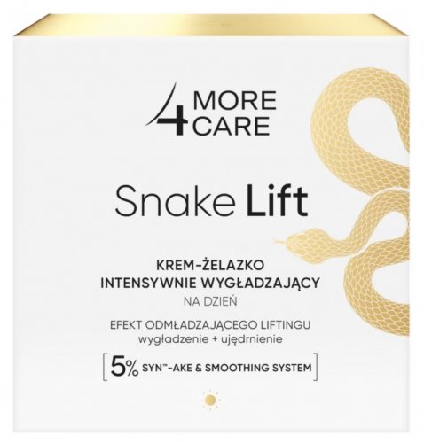 More4Care - Snake Lift - Intensively smoothing iron cream for the day - 50 ml