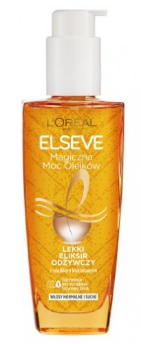 L'Oréal - ELSEVE - Magiczna Moc Olejków - Lekki Eliksir Odżywczy z Olejkiem Kokosowym - Włosy cienkie i suche - 100 ml