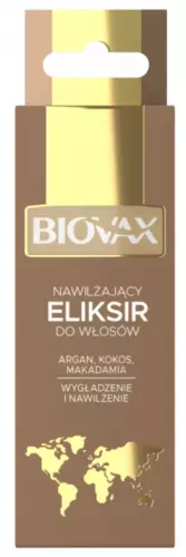 BIOVAX - Smoothing and Moisturizing Elixir for Hair - Nawilżający eliksir do włosów - 15 ml 