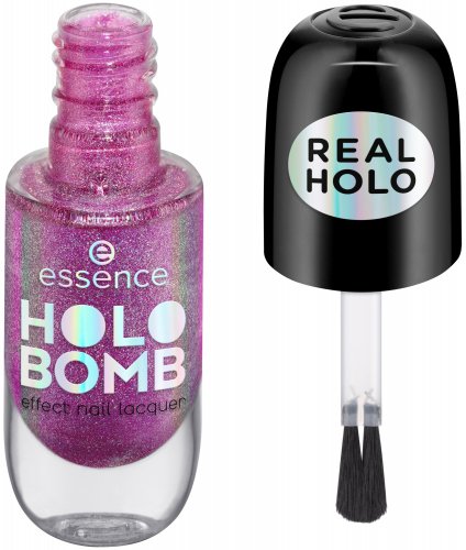 Essence - Holo Bomb - Effect Nail Polish - Lakier do paznokci z efektem holo - 8 ml  - 02 Holo Moly