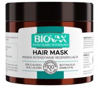 BIOVAX - Hair Mask - Intensywnie regenerująca maska do włosów słabych i wypadających - 250 ml