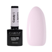 CLARESA - SOAK OFF UV/LED - CANDY - Hybrid nail polish - 5 g - 5 - 5