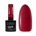 CLARESA - SOAK OFF UV/LED - FUNFAIR - Hybrid nail polish - 5 g - Red 427 - Red 427