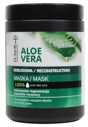 Dr. Sante - ALOE VERA - Reconstruction Mask - Odbudowująca maska do włosów - 1000 ml