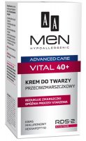 AA - MEN ADVANCED CARE - Vital 40+ Anti-wrinkle face cream - 50 ml