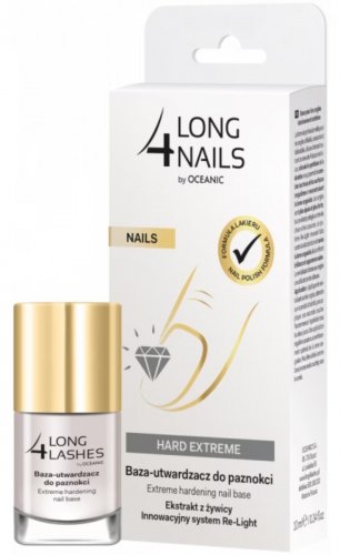 Long4Nails - Extreme Hardening Nail Base - Baza-utwardzacz do paznokci - 10 ml