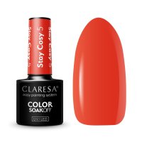 CLARESA - COLOR SOAK OFF UV/LED - STAY COSY - Lakier hybrydowy do paznokci - 5 g - 5