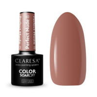 CLARESA - SOAK OFF UV/LED - PERFECT NUDE - Hybrid nail polish - 5 g - 8 - 8