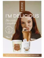 Lirene - I'm Delicious - Body care gift set - Sugar peeling 200 g + Moisturizing body serum 200 ml