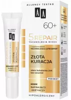 AA - 5 REPAIR 60+ Technologia Wieku - Złota Kuracja - Napinająco-odżywczy krem pod oczy - 15 ml