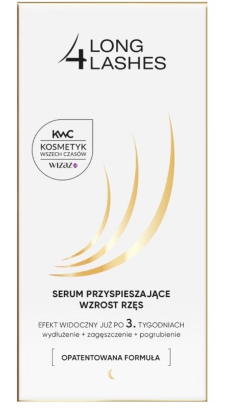 Long4Lashes Kurve Intensiv Wimpernserum – 3 Ml, Mit Biotin Und Mandelöl, Für Stärkere Wimpern