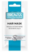 BIOVAX - Keratyna + Jedwab - Hair Mask - Intensywnie regenerująca maska do włosów suchych - 20 ml