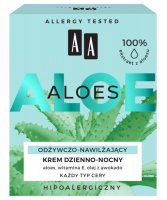 AA - ALOES - Nourishing and moisturizing face cream - Day/Night - 50 ml
