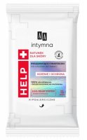 AA - Intymna - HELP+ Pielęgnujące chusteczki do higieny intymnej - 15 sztuk