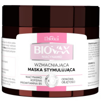 BIOVAX - Niacynamid - Wzmacniająco-stymulująca maska do włosów osłabionych - 250 ml