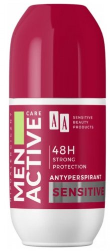 AA - MEN ACTIVE CARE SENSITIVE - Roll-on antiperspirant for sensitive skin - 50 ml