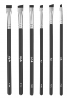 Hulu - Brow Styling Set - Zestaw 6 pędzli do stylizacji brwi