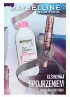 MAYBELLINE - Gift Set of Cosmetics - Lash Sensational SKY HIGH Mascara 7,2 ml + Garnier Micellar Water 3in1 400 ml