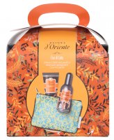 Tesori d'Oriente - Fior di Loto - Gift set - Perfumed eau de toilette 100 ml + Body cream 75 ml + Cosmetic bag