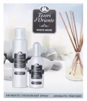 Tesori d'Oriente - White Musk Set - Gift Set - Eau de Toilette 100 ml + Deodorant 150 ml