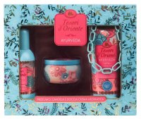 Tesori d'Oriente - AYURVEDA Set - Gift set - Eau de Toilette 100 ml + Shower gel 250 ml + Scented candle 109 g