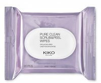 KIKO Milano - PURE CLEAN Scrub & Peel Wipes - Głęboko złuszczające chusteczki odświeżające do twarzy - 20 sztuk