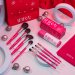 Ibra - Świąteczny zestaw - Gift Set 2 - Krem pod makijaż 50 ml + Zestaw 8 pędzli Candy