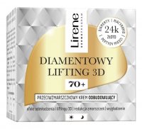 Lirene - Diamentowy Lifting 3D - Przeciwzmarszczkowy krem odbudowujący 70+ Dzień/Noc - 50 ml 