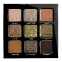 Sigma - EARTHY Eyeshadow Palette - Palette of 9 eye shadows - 9 g