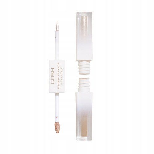 GOSH - Eyeconic Shadows - Matte & Metallic - Dwustronny, kremowy cień do powiek - 2 x 1,5 ml  - 001 BASIC B