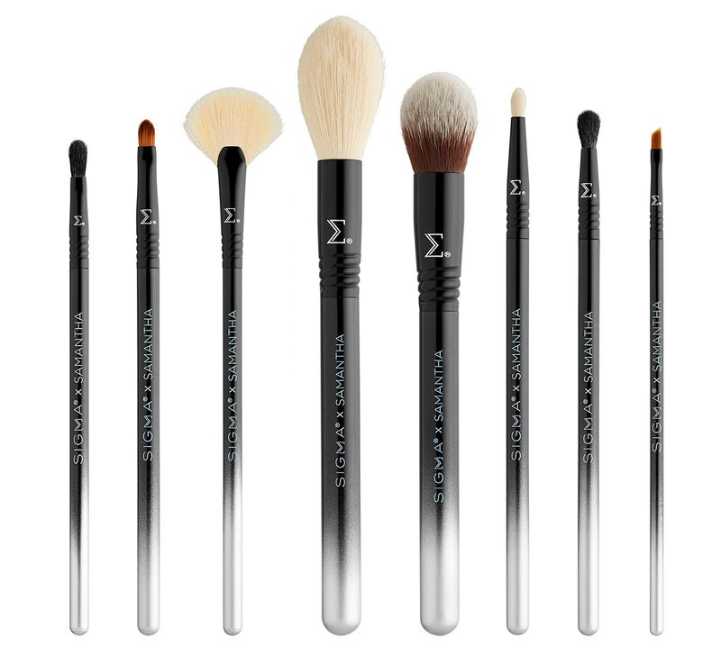 Sigma x Samantha Ravndahl Brush Set – 8 Pro Makeup Brushes