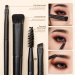 JESSUP - Makeup Lover 10 Pcs Elegant Black Precision Collection III - Set of 10 facial makeup brushes - T337