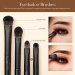 JESSUP - Makeup Lover 10 Pcs Elegant Black Precision Collection III - Zestaw 10 pędzli do makijażu twarzy - T337