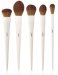 JESSUP - Makeup Lover 5 Pcs Light Gray Face Brushes Collection II - Set of 5 face makeup brushes - T493