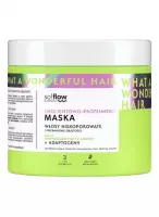 So!Flow - Protein-Emollient Mask - Proteinowo-emolientowa maska do włosów niskoporowatych i pozbawionych objętości - 400 ml