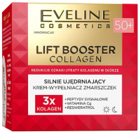 Eveline Cosmetics - Lift Booster Collagen 50+ Intensely Firming Cream-Wrinkle Filler - Silnie ujędrniający krem wypełniacz zmarszczek - Dzień/Noc - 50 ml