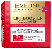 Eveline Cosmetics - Lift Booster Collagen 60+ Ultra Lifting Cream-Wrinkle Filler - Ultra liftingujący krem wypełniacz zmarszczek - Dzień/Noc - 50 ml
