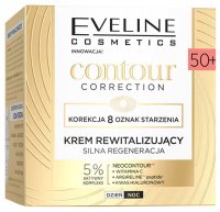 Eveline Cosmetics - Contour Correction Revitalizing Cream 50+ Silnie regenerujący krem rewitalizujący - Dzień/Noc - 50 ml