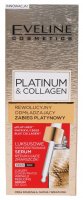 Eveline Cosmetics - PLATINUM & COLLAGEN Luxury Concentrated Wrinkle Reducing Serum - Luksusowe serum redukujące zmarszczki - Dzień/Noc - 18 ml