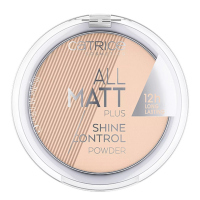 Catrice - All Matt Plus Shine Control Powder - Powder neutralizing skin glow - 025 - SAND BEIGE - 025 - SAND BEIGE